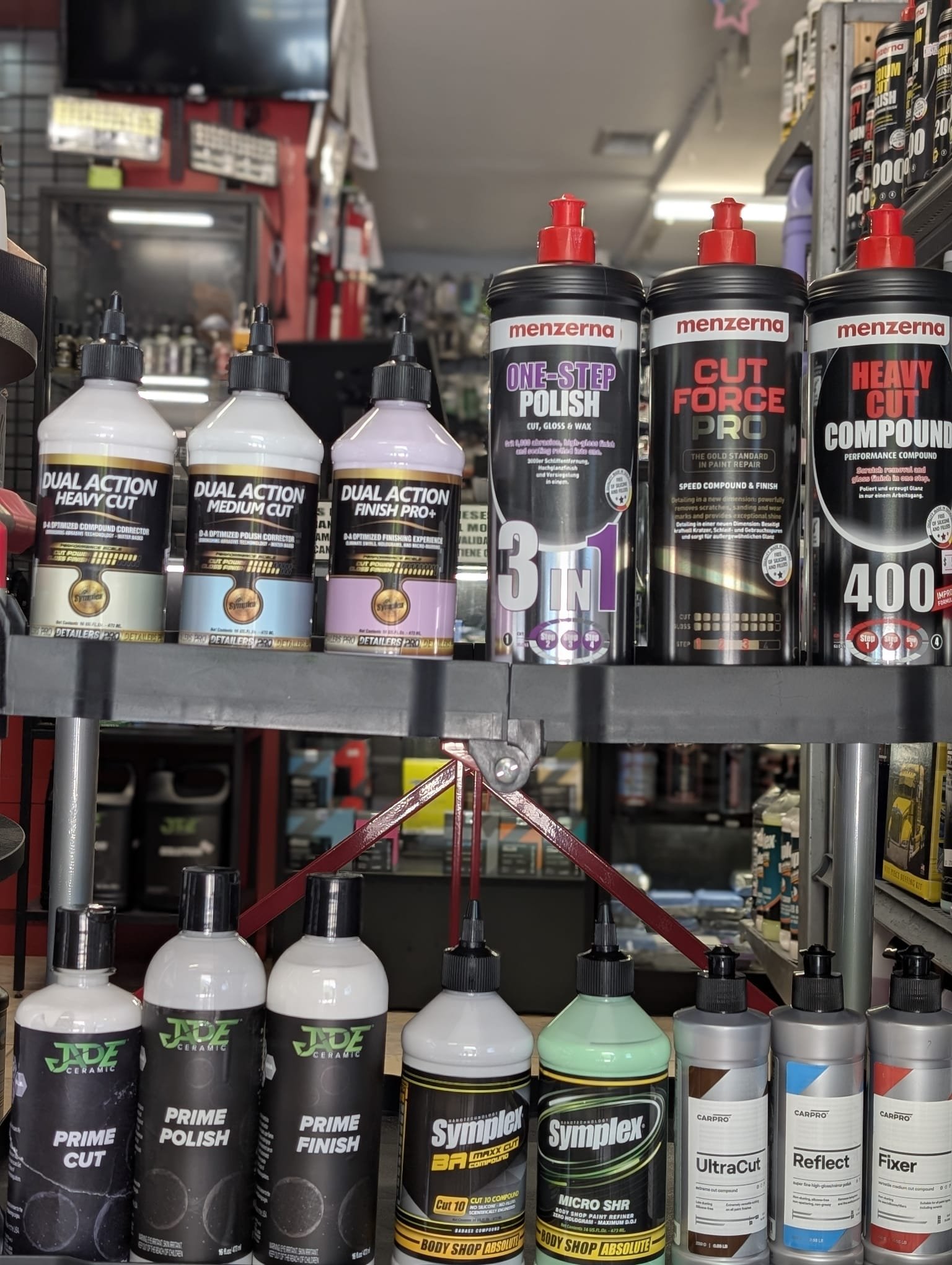 Productos de pulimiento y restauración automotriz